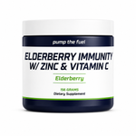 Pump The Fuel Elderberry Immunity powder with zinc and vitamin C, 156 gram dietary supplement